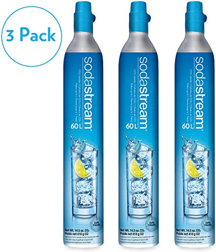 Sodastream 60L Co2 Carbonator, 14.5oz, Set of 3