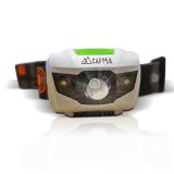 Best Ultra Bright LED Headlamp Flashlight - 100 Lifetime Guarantee Super Bright Light and Comfortable Headlight Flashlight With 250 Longer Battery Life Adjustable White Red And Strobe Light Ideal For Camping Running Hunting Hiking Reading and More Water Resistant Worklight with Strap