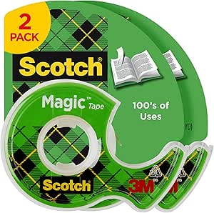 Scotch® Magic™ Tape in Dispenser, 1/2" x 750"