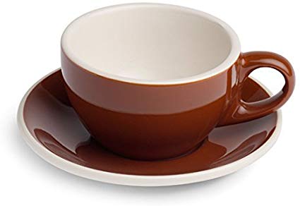 Revolution Cup & Saucer, Brown, 6.0-Ounce