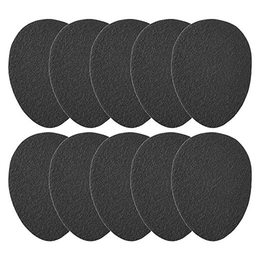 BCP 5 Pairs Anti-Slip Rubber Shoe Grips Self-Adhesive High-Heeled Shoe Pads Sole Protector Sticker