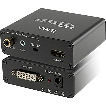 HDMI to DVI Converter Box For PS3, XBOX360, Blu-ray DVD, HD set-top boxes, CRT / LED Display ect