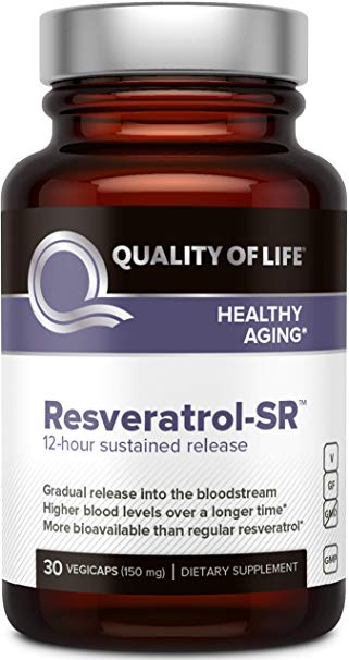 Quality of Life - Resveratrol SR - 30 Vegicaps