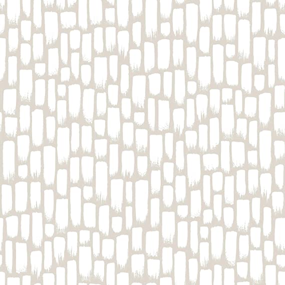 RoomMates Sumi-E Taupe Taupe Peel and Stick Wallpaper | Removable Wallpaper | Self Adhesive Wallpaper