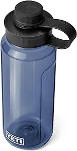 YETI Yonder 1L/34 oz Water Bottle with Yonder Tether Cap, Navy