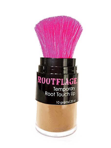 Root Touch Up Hair Powder - Temporary Hair Color, Root Concealer, Thinning Hair Powder, Dry Shampoo- Kabuki Applicator -Choose from 25 Colors (05 Light Brown)