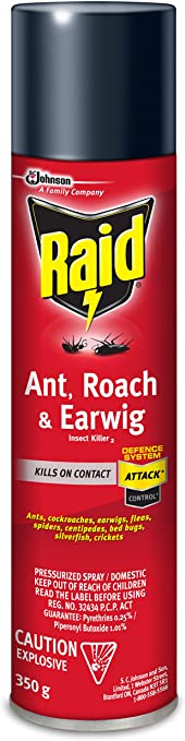 Raid ant roach & earwig insect killer 2 350 gram