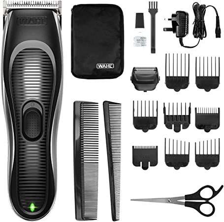 WAHL Bald and Buzz Cut Hair Clipper, Men's Head Shaver, Short Haircuts, Close Cutting Clippers, Hair Clippers for Men, Home Haircutting, DIY Haircuts, Cordless Clippers, Haircutting Kit, Black