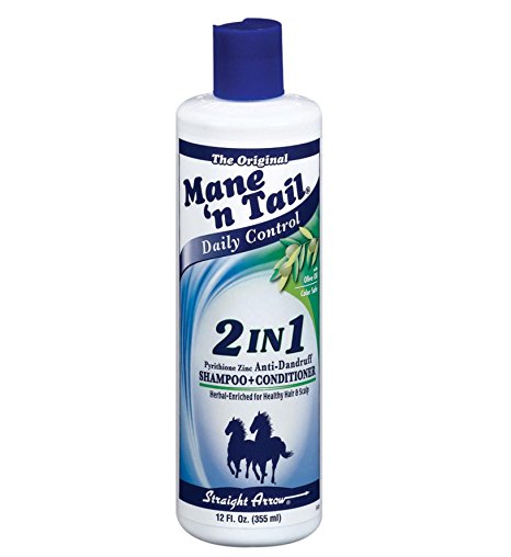 Mane N Tail Daily Control 2 in 1 Anti-Dandruff Shampoo and Conditioner, 12 Ounce