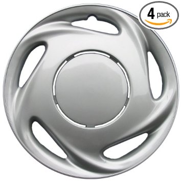 Drive Accessories KT-885-14S/L, Toyota Corolla, 14" Silver Replica Wheel Cover, (Set of 4)