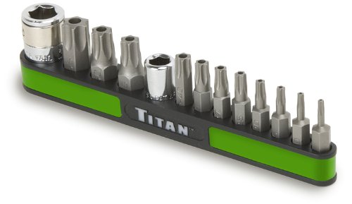 Titan Tools 16113 13-Piece Tamper Resistant Star Bit Set