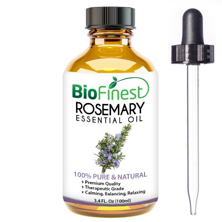 Rosemary Essential Oil - 100 Pure Undiluted - Therapeutic Grade - Australia Premium Quality - Best For Aromatherapy Aches and Pains Hair and Dandruff - FREE Glass Dropper - 100ml
