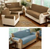 Fleece Living Room Furniture Covers Blue Sofa