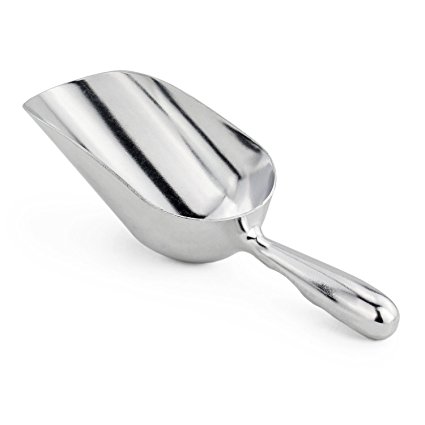 New Star 34509 Cast Aluminum Utility Scoop, 5-Ounce