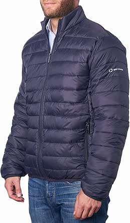 Alpine Swiss Niko Mens Down Alternative Jacket Puffer Coat Packable Warm Insulation & Lightweight