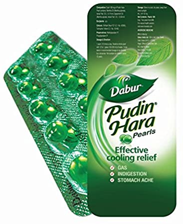 Dabur Pudin Hara Pearls 10 Capsules (Pack of 5)