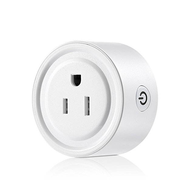 Cairondin Mini Smart Plug Wifi Smart Outlet Wireless Smart Socket, Works with Alexa Echo, No Hub Required, Remote Control Your Devices from Anywhere, Timing Function