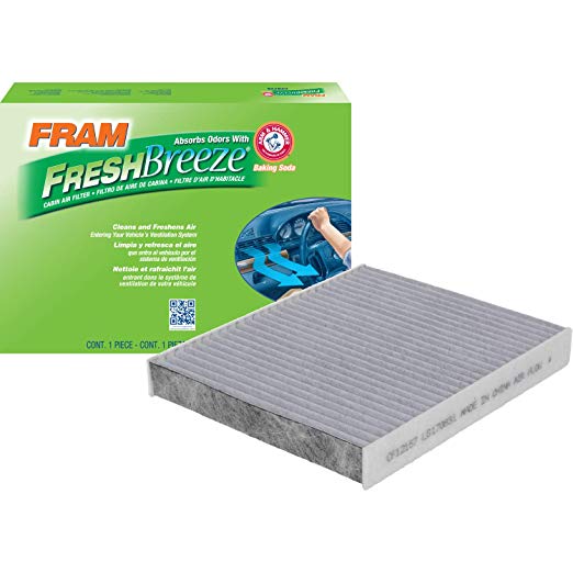 FRAM CF12157 Fresh Breeze Cabin Air Filter with Arm and Hammer