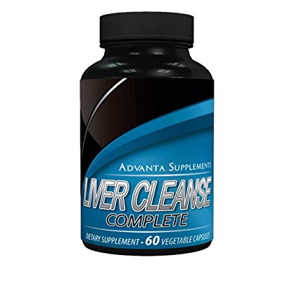 Liver Cleanse Complete Dietary Supplement, Advanced Liver Detox Support Formula.