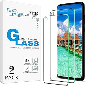 KATIN [2-Pack] Screen Protector Compatible For Motorola Moto G Power (2021) Tempered Glass, 9H Hardness, Anti Scratch, Bubble Free, Case Friendly