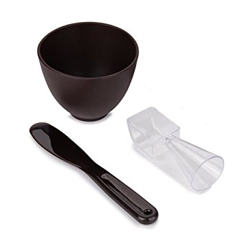 Beauty Artisan SMALL Flexible Rubber Bowl Facial Mask Bowl Silicone mix (Coffee)