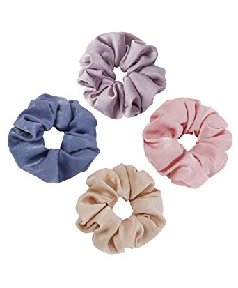 Silk Hair Scrunchies for Women or Girls, Strong Elastic Hair，super soft and gentle