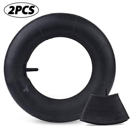 LotFancy 2PCS 4.80/4.00-8" Inner Tubes Premium Replacement, Heavy Duty Straight Valve 4.80 x 4.00-8 Tube for Hand Trucks, Dolly, Lawn Mowers, Wheelbarrows, Generators and More