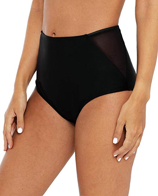 ATTRACO Women's Bikini Bottoms High Cut Swim Bottom Ruched Swimwear Briefs