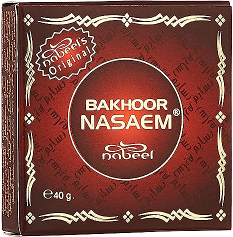 Nabeel Perfumes Heritage Collection Bakhoor Nasaem Incense 40 g White