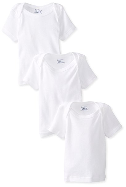 Gerber Baby 3 Pack Pull-on Short Sleeve Shirt