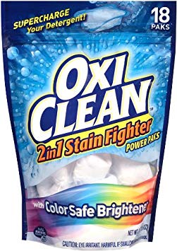 OxiClean 2-in-1 Stain Fighter Power Paks, 18 Count