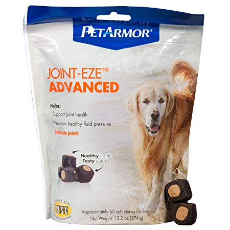 PetArmor 60 Count Joint-Eze Bag of Advanced Chewables for Dogs