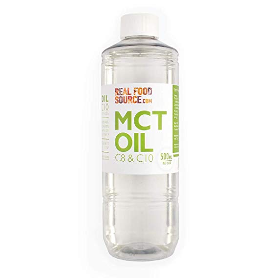 RealFoodSource MCT Oil C8 & C10 500ml from Coconut