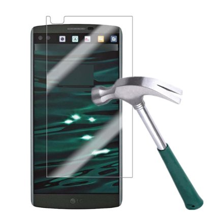 LG V10 Screen Protector,TANTEK [Bubble-Free][HD-Clear][Anti-Scratch][Anti-Glare][Anti-Fingerprint] Premium Tempered Glass Screen Protector for LG V10,[Lifetime Warranty]-[1Pack]