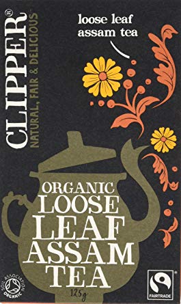 Clipper Fairtrade Organic Assam Loose Leaf Tea 125 g (Pack of 6)