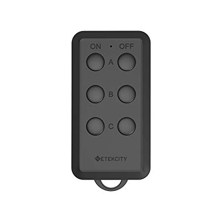 Etekcity Single Remote for ZAP 1FX Outdoor Remote Control Outlet, 1 Remote Only, Battery Included, No Outlet