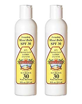 Maui Babe SPF 30 Sunscreen, 8oz, 2 pack