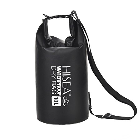 Hisea Waterproof Dry Bag - Roll Top Dry Sack - Keeps Gear Dry for Kayaking, Hunting, Fishing, Boating, Hiking, Camping