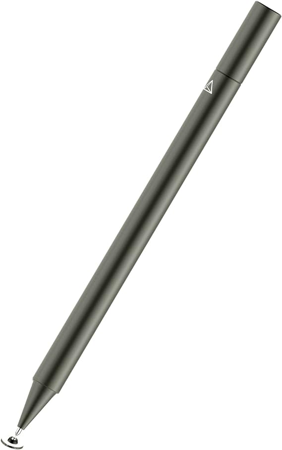 Adonit Neo Lite, Magnetically Attachable Universal Disc Stylus, High Precision Capacitive Pen for iPad, iPhone, Android, Microsoft, All Touch Screens & Tablets - Graphite Black