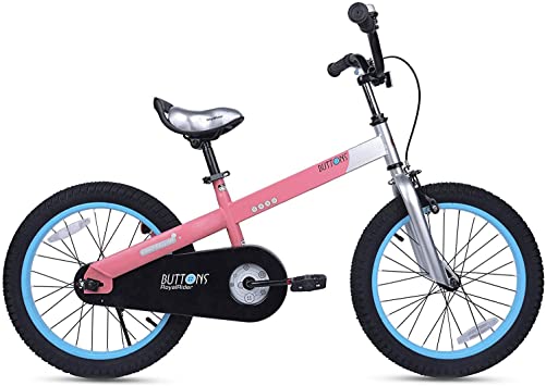 RoyalBaby Boys Girls Kids Bike Honey Buttons for 2-9 Years Old 12 14 16 18 Inch Kids Bicycle with Training Wheels or Kickstand Red Blue Green Purple Pink Child's Kids Bike