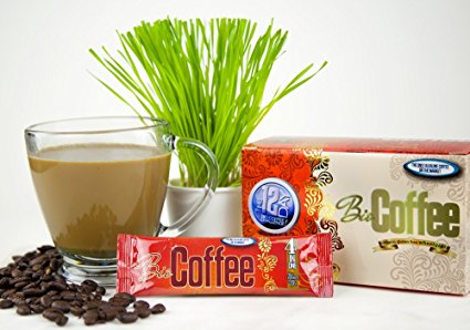 Bio Coffee - NEW! - First Organic Instant Non-dairy Alkaline Coffee (12 Sachet Box)