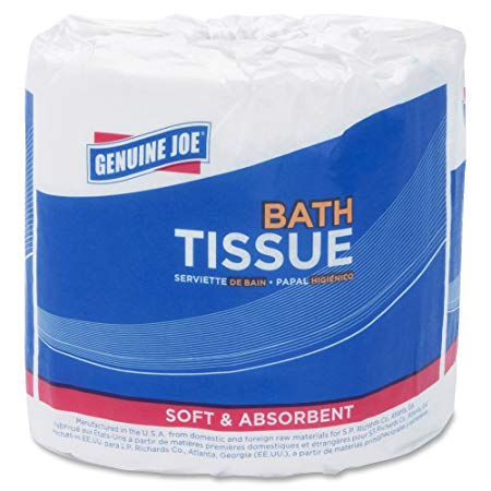 Genuine Joe 2-ply Standard Bath Tissue Rolls