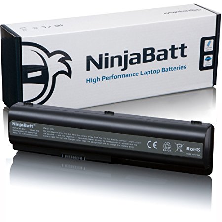 NinjaBatt Laptop Battery for HP 484172-001 485041-001 498482-001 484170-001 HSTNN-LB72 HSTNN-UB72 HSTNN-CB72 484171-001 HSTNN-Q34C – High Performance [6 Cells/4400mAh/48wh]