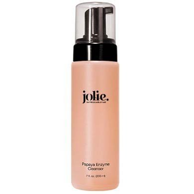 Jolie Papaya Enzyme Cleanser - Exfoliating Gentle Foaming Face Wash w/ Natural Enzymes - 7 oz.