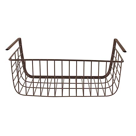 Spectrum Diversified Ashley Over The Shelf Basket, Bronze