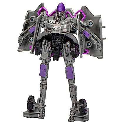 Transformers Toys Rise of The Beasts Movie, Flex Changer Nightbird Converting Action Figure for Ages 6 and up, 6 inch