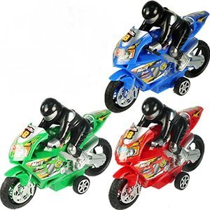 Friction Powered High Speed Motorcycles With Rider Toy For Kids "Set Of 3" (assorted colors)