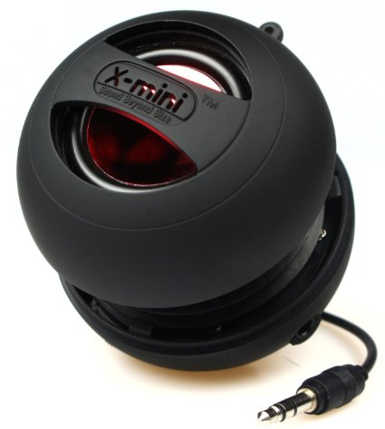 X-Mini II XAM4-B Portable Capsule Speaker, Mono, Black