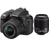 Nikon D3300 242 MP CMOS Digital SLR with AF-S DX NIKKOR 18-55mm f35-56G VR II Zoom Lens andAF-S DX NIKKOR 55-200mm f4-56G ED VR II Lens - Factory Refurbished Certified Refurbished