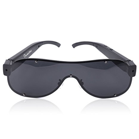 Oumeiou Full HD 1080P Digital Sunglasses Glasses Spy Camera Video Recorder Mini DV Hidden Eyewear Camcorder 5M Pixel Picture
